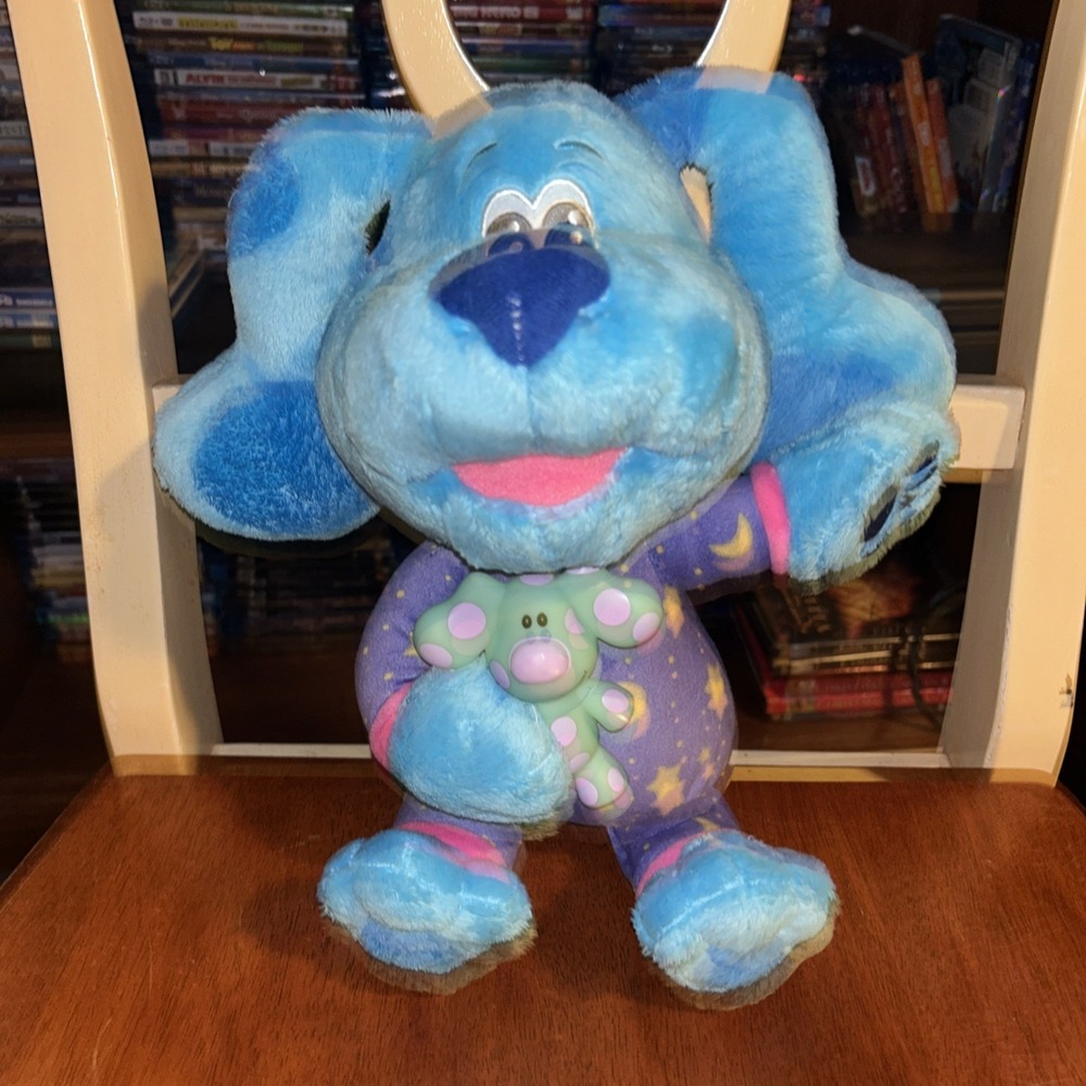 Blue's Clues & You Bedtime Blue 13-Inch Plush Light-Up Musical Works P4